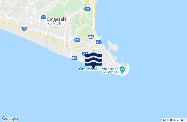 Mapa de mareas Omaezaki, Japan