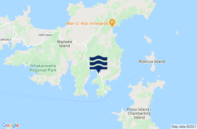 Mapa de mareas Omaru Bay, New Zealand