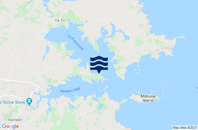 Mapa de mareas Opito Bay, New Zealand