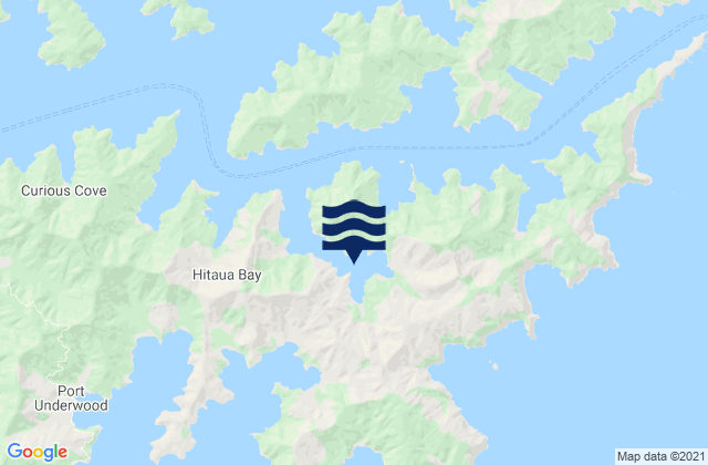 Mapa de mareas Opua Bay, New Zealand