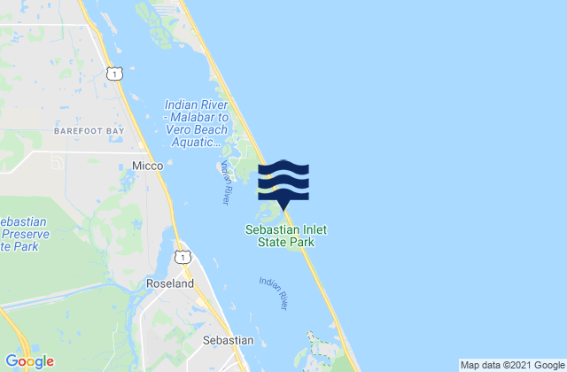 Mapa de mareas Orchid Island, United States