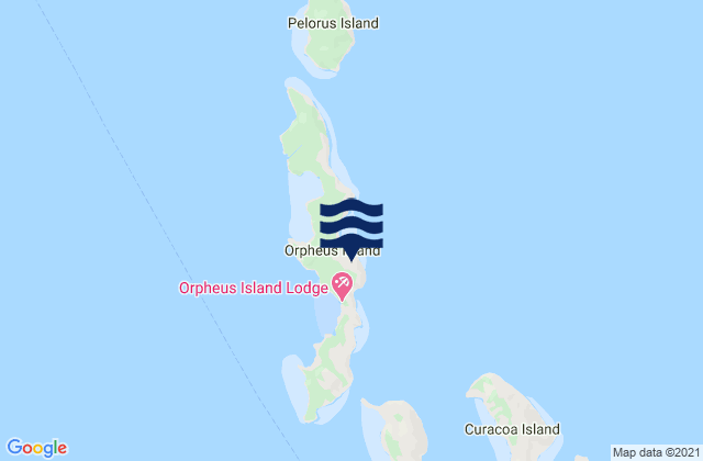 Mapa de mareas Orpheus Island, Australia