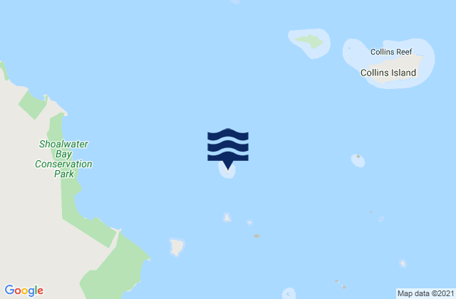 Mapa de mareas Osborn Island, Australia