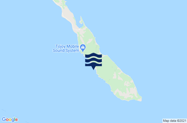 Mapa de mareas Osmeña, Philippines