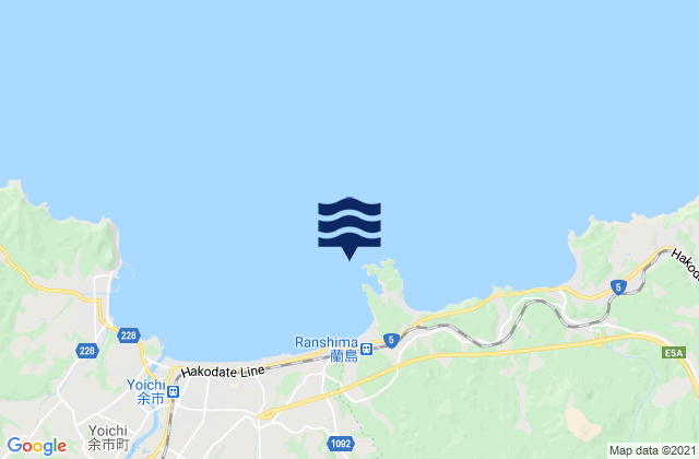 Mapa de mareas Osyoro, Japan