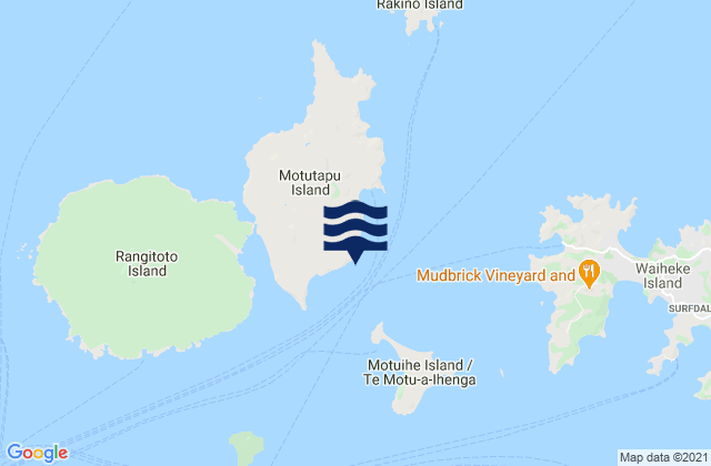 Mapa de mareas Otahuhu Point, New Zealand