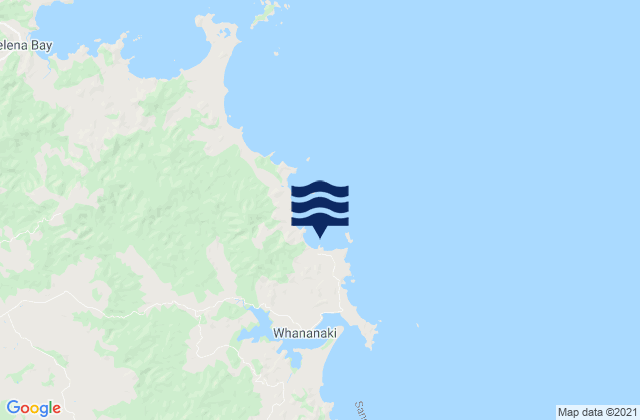 Mapa de mareas Otamure Bay, New Zealand