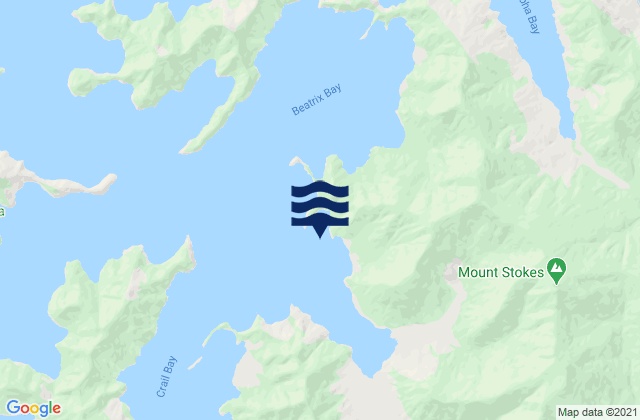 Mapa de mareas Otatara Bay, New Zealand