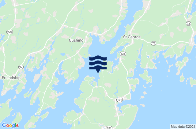 Mapa de mareas Otis Cove, United States