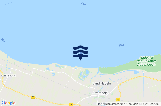 Mapa de mareas Otterndorf , Denmark