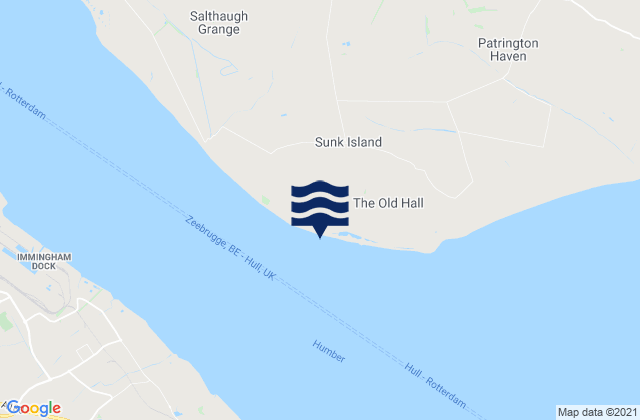 Mapa de mareas Ottringham, United Kingdom
