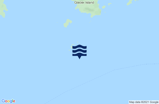 Mapa de mareas Outpost Island, United States
