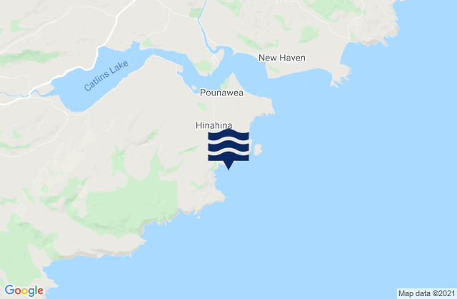 Mapa de mareas Owaka Area, New Zealand