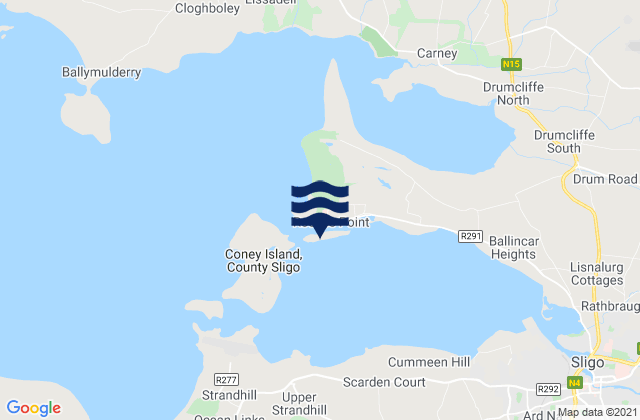 Mapa de mareas Oyster Island, Ireland
