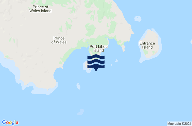 Mapa de mareas Packe Island, Australia
