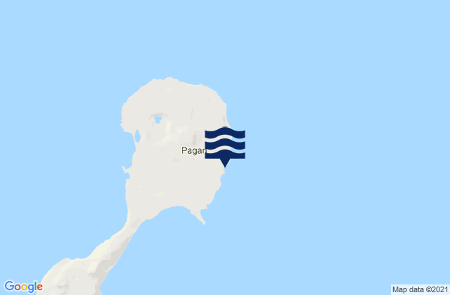 Mapa de mareas Pagan Island Islands, Northern Mariana Islands