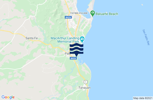 Mapa de mareas Palo, Philippines