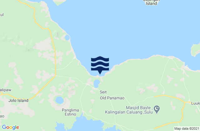 Mapa de mareas Pananaw, Philippines