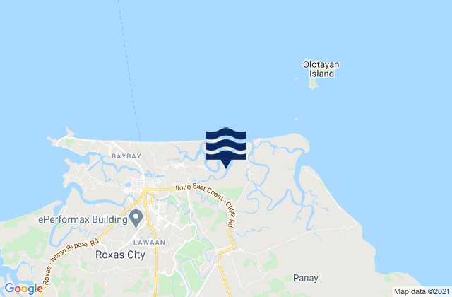 Mapa de mareas Panay, Philippines