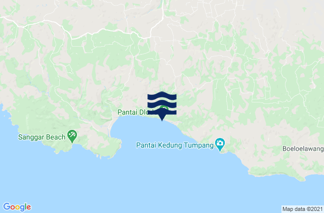Mapa de mareas Panggunguni, Indonesia