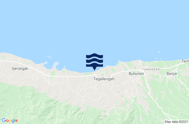 Mapa de mareas Pangkungparuk, Indonesia