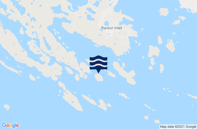 Mapa de mareas Panorama Island, Canada
