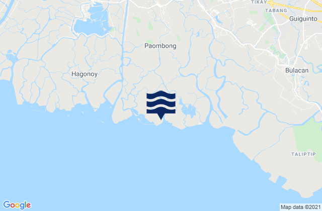 Mapa de mareas Paombong, Philippines