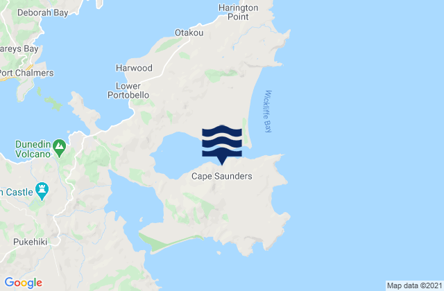 Mapa de mareas Papanui Inlet, New Zealand