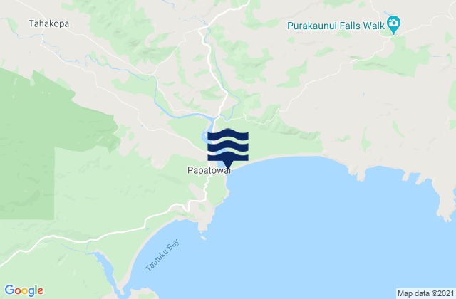 Mapa de mareas Papatowai, New Zealand
