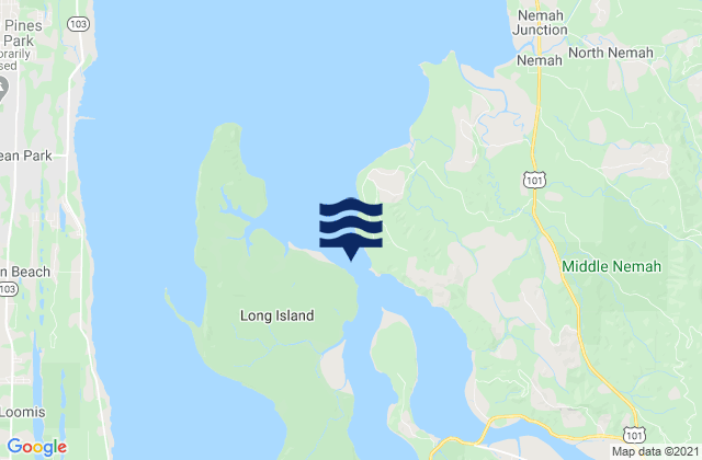 Mapa de mareas Paradise Point Long Island, United States