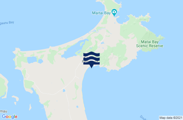 Mapa de mareas Parakerake Bay, New Zealand