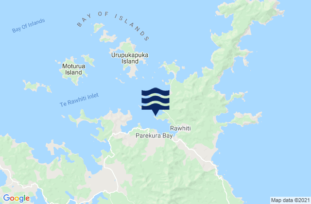 Mapa de mareas Parekura Bay, New Zealand
