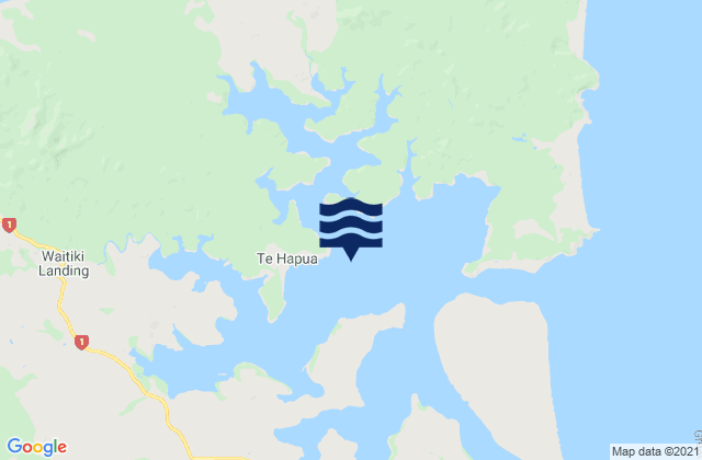 Mapa de mareas Parengarenga Harbour, New Zealand