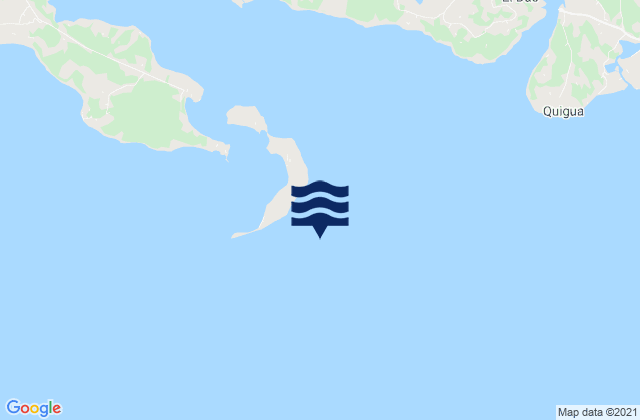 Mapa de mareas Paso Lagartija, Chile