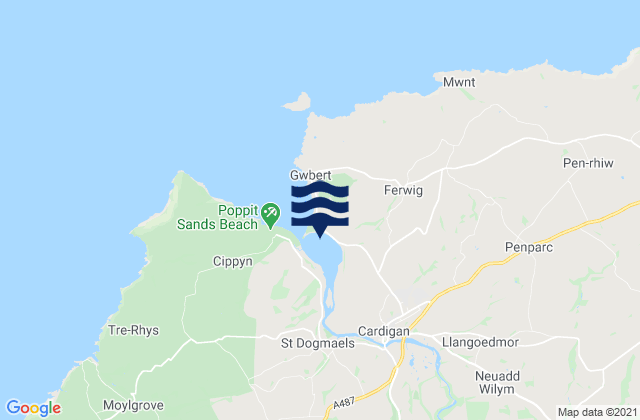Mapa de mareas Patch Beach, United Kingdom