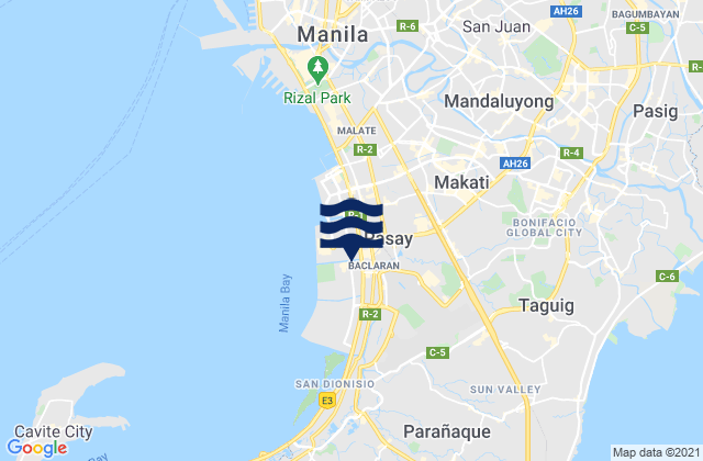 Mapa de mareas Pateros, Philippines