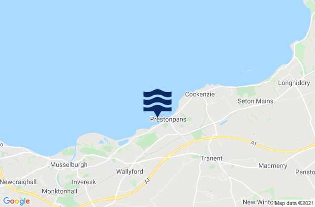 Mapa de mareas Pathhead, United Kingdom