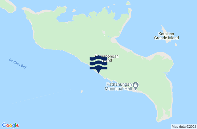 Mapa de mareas Patnanungan, Philippines