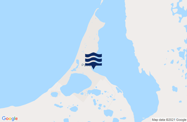 Mapa de mareas Paulatuk, United States