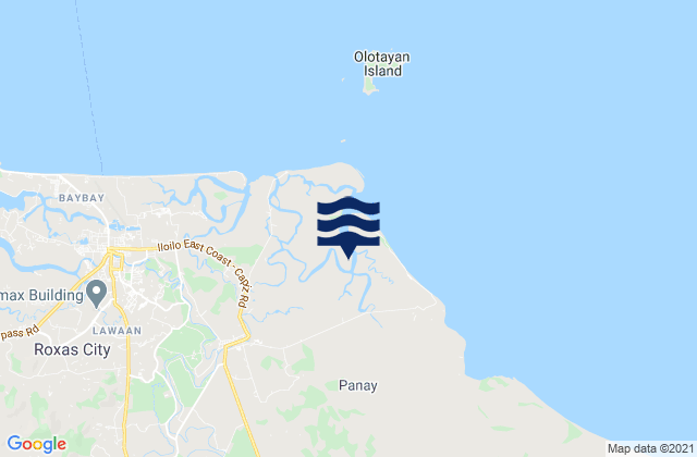 Mapa de mareas Pawa, Philippines