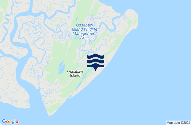 Mapa de mareas Pelican Point, United States