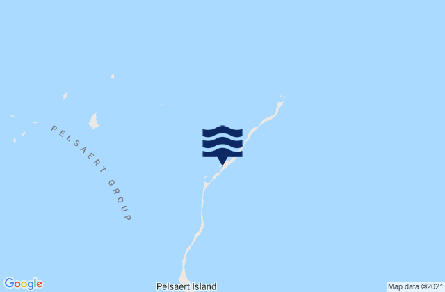 Mapa de mareas Pelsaert Island, Australia