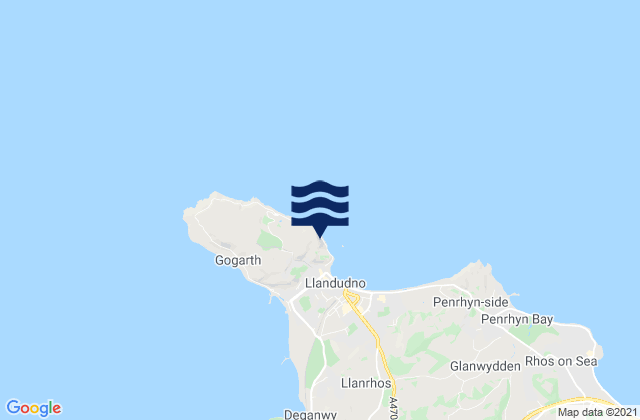Mapa de mareas Pen Trwyn, United Kingdom