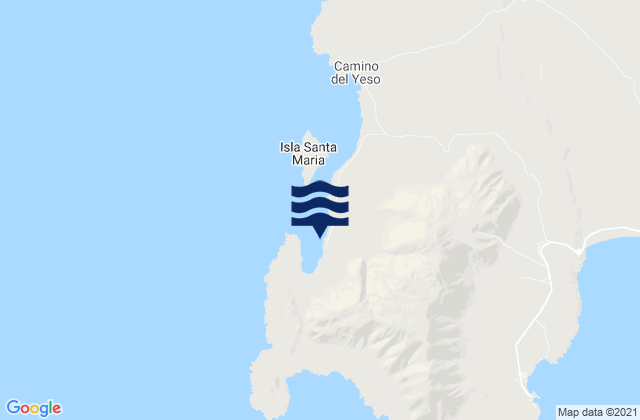 Mapa de mareas Penarol, Chile