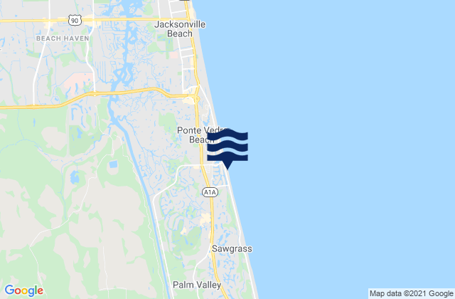 Mapa de mareas Peoria Point Doctors Lake, United States