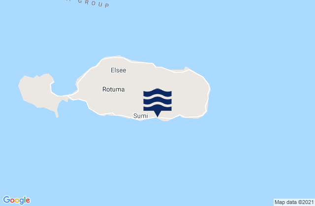 Mapa de mareas Pepjei, Fiji