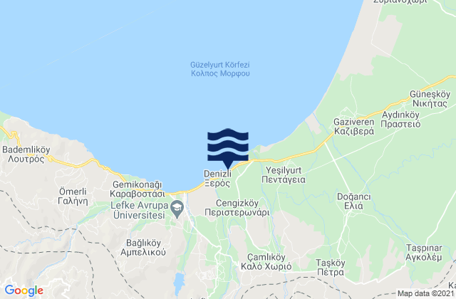 Mapa de mareas Peristeronári, Cyprus