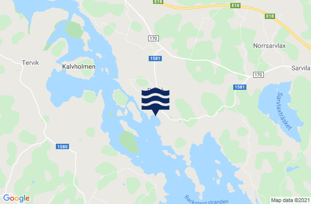 Mapa de mareas Pernå, Finland