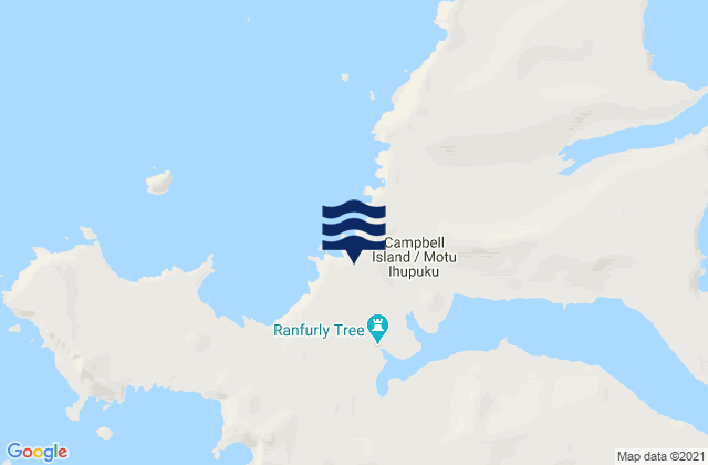 Mapa de mareas Perseverance Harbour, New Zealand