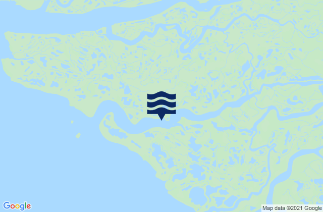 Mapa de mareas Pete Dahl Slough, United States